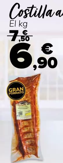 Oferta de Costilla Adobada  por 6,9€ en Supeco