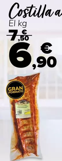 Oferta de Costilla Adobada por 6,9€ en Supeco