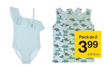 Oferta de Pack De 2 por 3,99€ en ZEEMAN