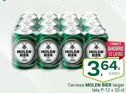 Oferta de Molen bier - Cerveza por 3,64€ en Supermercados Dani