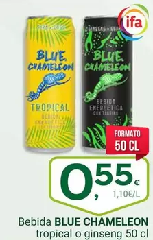 Oferta de Tropical - Bebida Blue Chameleon por 0,55€ en Supermercados Dani