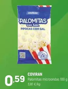 Oferta de Coviran - Palomitas Microondas por 0,59€ en Coviran