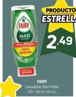 Oferta de Fairy - Lavavajillas Maxi Poder por 2,49€ en Coviran