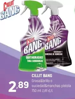Oferta de Cillit Bang - Grasa&brillo por 2,89€ en Coviran