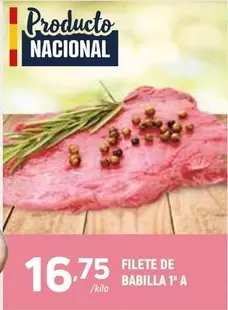 Oferta de Filete De Babilla 1' A por 16,75€ en Coviran