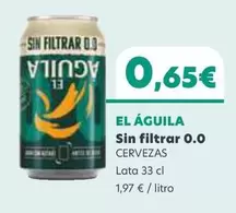 Oferta de El Águila - Sin Filtrar por 0,65€ en Coviran