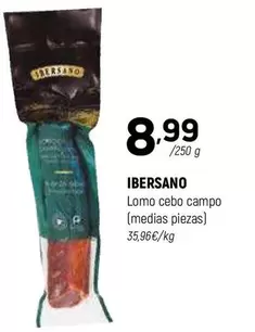 Oferta de Lomo Cebo Campo (medias Piezas) por 8,99€ en Coviran