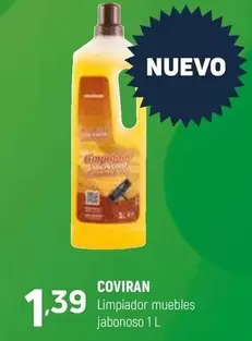 Oferta de Coviran - Limpiador Muebles Jabonoso por 1,39€ en Coviran