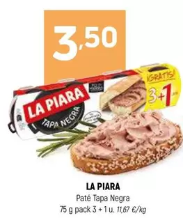 Oferta de La Piara - Pate Tapa Negra por 3,5€ en Coviran