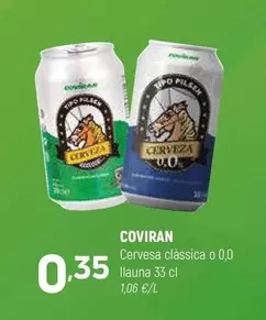 Oferta de Coviran - Cervesa Classica O 0,0 Llauna por 0,35€ en Coviran