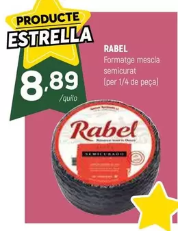 Oferta de Estrella - Formatge Mescla Semicurat por 8,89€ en Coviran