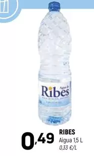 Oferta de Aigua por 0,49€ en Coviran