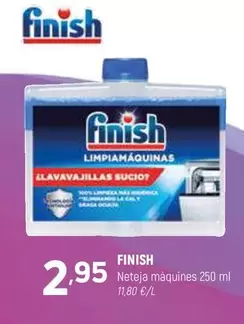 Oferta de Finish - Neteja Màquines por 2,95€ en Coviran