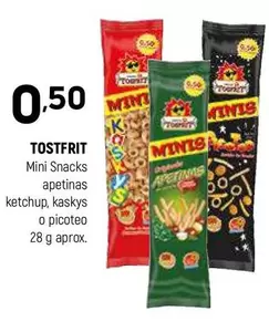 Oferta de Mini Snacks Apetinas Ketchup, Kaskys O Picoteo por 0,5€ en Coviran