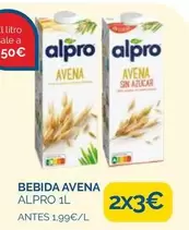 Oferta de Alpro - Bebida Avena por 3€ en Supermercados La Despensa