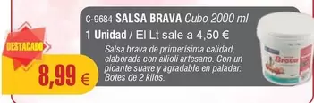 Oferta de Abordo - Salsa Brava por 8,99€ en Abordo
