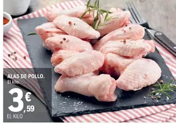 Oferta de Alas De Pollo por 3,59€ en E.Leclerc