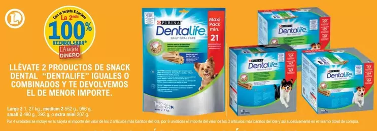 Oferta de Dentalife - Llevate 2 Productos De Snack Dental en E.Leclerc