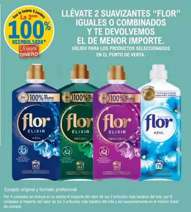 Oferta de Flor - Llévate 2 Suavizantes en E.Leclerc