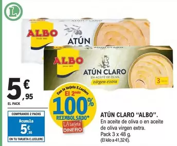 Oferta de Albo - Atun Claro por 5,95€ en E.Leclerc