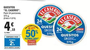 Oferta de El Caserío - Quesitos por 4,15€ en E.Leclerc