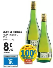 Oferta de Xantiamen - Licor De Hierbas por 8,49€ en E.Leclerc