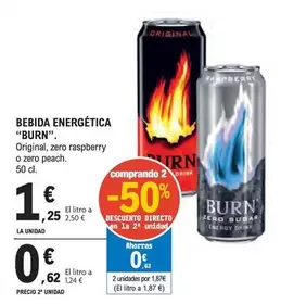 Oferta de Burn - Bebida Energética por 1,25€ en E.Leclerc