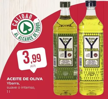 Oferta de Ybarra - Aceite De Oliva por 3,99€ en SPAR Gran Canaria