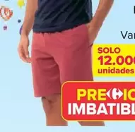 Oferta de TEX - Bermuda French Terry Hombre  por 8,99€ en Carrefour