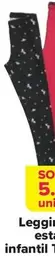 Oferta de Tex - Legging Largo Estampado Infantil Bio por 3,99€ en Carrefour