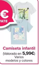 Oferta de Camiseta Infantil por 5,99€ en Carrefour