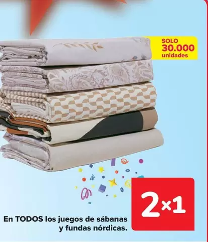 Oferta de En Todos Los Juegos De Sábanas Y Fundas Nórdicas en Carrefour