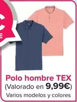 Oferta de TEX - Polo Hombre por 9,99€ en Carrefour