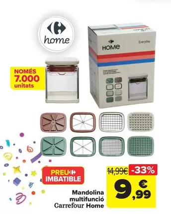 Oferta de Carrefour Home - Mandolina Multifunción  por 9,99€ en Carrefour