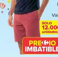 Oferta de TEX - Bermuda French Terry Hombre  por 8,99€ en Carrefour