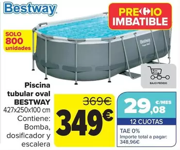 Oferta de Bestway - Piscina Tubular Oval   por 349€ en Carrefour