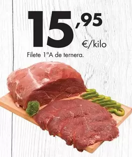 Oferta de Filete 1ª A De Ternera por 15,95€ en Supermercados Lupa
