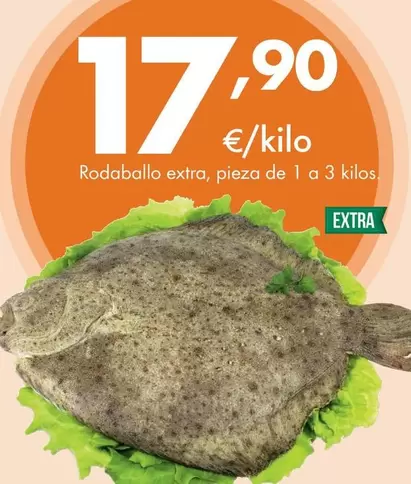 Oferta de Rodaballo Extra/ Pieza De 1 A 3 Kilos por 17,9€ en Supermercados Lupa