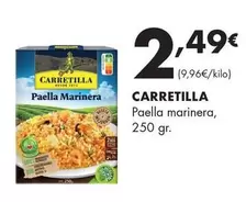 Oferta de Carretilla - Paella Marinera por 2,49€ en Supermercados Lupa