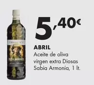 Oferta de Abril - Aceite De Oliva Virgen Extra Diosas Sabia Armonía por 5,4€ en Supermercados Lupa