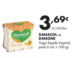 Oferta de Danone - Danacol Yogur Líquido Tropical por 3,69€ en Supermercados Lupa