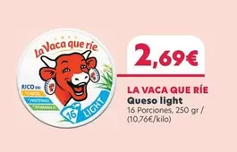 Oferta de La Vaca Que Ríe - Queso Light por 2,69€ en Supermercados Lupa