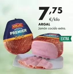 Oferta de Argal - Jamón Cocido Extra por 7,75€ en Supermercados Lupa