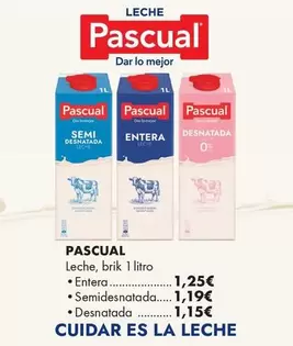 Oferta de Pascual - Leche por 1,15€ en Supermercados Lupa