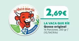 Oferta de La Vaca Que Ríe - Queso Original por 2,69€ en Supermercados Lupa
