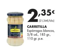 Oferta de Carretilla - Espárragos Blancos por 2,35€ en Supermercados Lupa