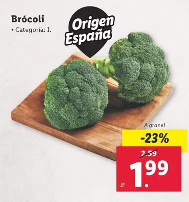Oferta de Brócoli por 1,99€ en Lidl