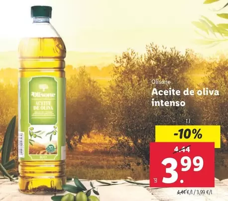 Oferta de Olisone - Aceite De Oliva Intenso por 3,99€ en Lidl