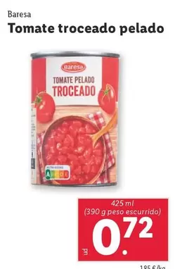Oferta de Baresa - Tomate Troceado Pelado por 0,72€ en Lidl