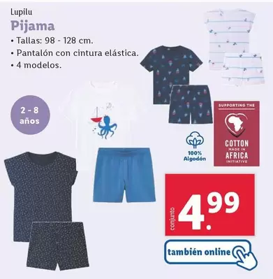 Oferta de Lupilu - Pijama por 4,99€ en Lidl